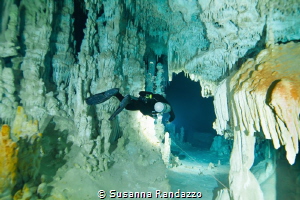 underground cave system, Otoch Ha, Mexico by Susanna Randazzo 
